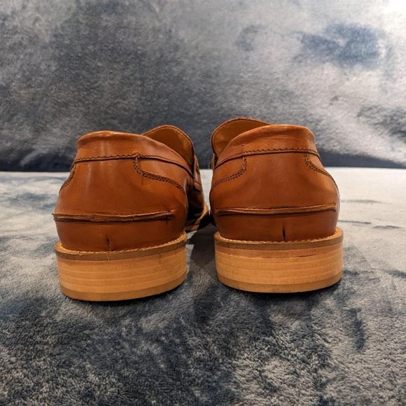 Town Shoes Leather Penny Loafer | Size 45/11 D | New - Picture 5 of 9